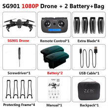 Load image into Gallery viewer, SG907 SG901 5G GPS Foldable Profissional Drone with Dual Camera 1080P 4K WiFi FPV Wide Angle RC Quadcopter Helicopter Toy E502S