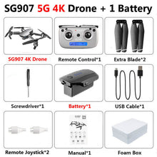 Load image into Gallery viewer, SG907 SG901 5G GPS Foldable Profissional Drone with Dual Camera 1080P 4K WiFi FPV Wide Angle RC Quadcopter Helicopter Toy E502S