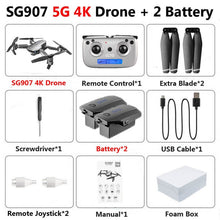 Load image into Gallery viewer, SG907 SG901 5G GPS Foldable Profissional Drone with Dual Camera 1080P 4K WiFi FPV Wide Angle RC Quadcopter Helicopter Toy E502S