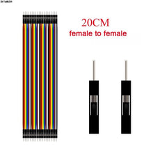 Load image into Gallery viewer, Dupont Line 10cm/20CM/30CM Male to Male+Female to Male + Female to Female Jumper Wire Dupont Cable for arduino DIY KIT