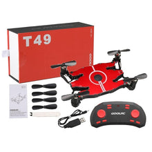 Load image into Gallery viewer, JJR/C JJRC T49 SOL Ultrathin Wifi FPV Selfie Drone 720P Camera Auto Foldable Arm Altitude Hold RC Quadcopter VS H49 E57 H37
