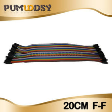 Load image into Gallery viewer, 120PCS 40PIN 10CM 20CM Dupont line male to male + female and female to female bridge Dupont Wire Cable for Arduino DIY KIT