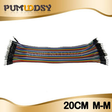 Load image into Gallery viewer, 120PCS 40PIN 10CM 20CM Dupont line male to male + female and female to female bridge Dupont Wire Cable for Arduino DIY KIT