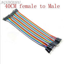 Load image into Gallery viewer, Dupont Line 40P 10cm/15cm/40cm Male to Male + Female to Male and Female to Female Jumper Wire Dupont Cable for arduino DIY KIT