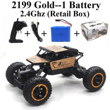 Load image into Gallery viewer, 4WD Electric RC Car Rock Crawler Remote Control Toy Cars On The Radio Controlled 4x4 Drive Off-Road Toys For Boys Kids Gift 5188