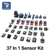 Load image into Gallery viewer, 45 in 1 Sensors Modules Starter Kit For arduino , better than 37in1 sensor kit 37 in 1 Sensor DIY Kit UNO R3 MEGA2560
