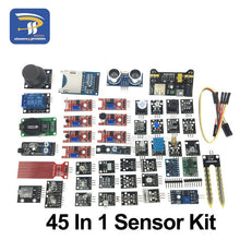 Load image into Gallery viewer, 45 in 1 Sensors Modules Starter Kit For arduino , better than 37in1 sensor kit 37 in 1 Sensor DIY Kit UNO R3 MEGA2560

