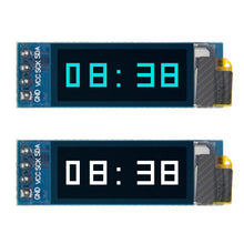 Load image into Gallery viewer, 0.91 inch OLED module 0.91" white/Blue OLED 128X32 OLED LCD LED Display Module 0.91" IIC Communicate for arduino
