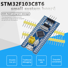 Load image into Gallery viewer, STM32F103C8T6 ARM STM32 Minimum System Development Board Module For Arduino DIY Kit + ST-Link V2 Mini STM8 Simulator Download
