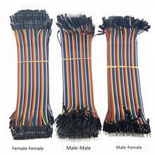 Load image into Gallery viewer, 120pcs Dupont Line 20CM 40Pin Male to Male + Male to Female and Female to Female Jumper Wire Dupont Cable for Arduino DIY KIT
