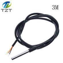 Load image into Gallery viewer, DS18B20 Temperature Sensor Module Kit Waterproof 100CM Digital Sensor Cable Stainless Steel Probe Terminal Adapter For Arduino
