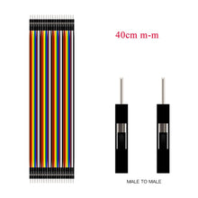 Load image into Gallery viewer, Dupont Line 10cm/20CM/30CM/40CM Male to Male / Female to Male or Female to Female Jumper Wire Dupont Cable for arduino DIY KIT
