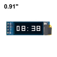 Load image into Gallery viewer, 0.91 inch OLED module 0.91" white/Blue OLED 128X32 OLED LCD LED Display Module 0.91" IIC Communicate for arduino
