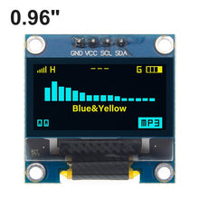 Load image into Gallery viewer, 4pin 0.96" White/Blue/Yellow blue 0.96 inch OLED 128X64 OLED Display Module  0.96" IIC I2C Communicate for arduino
