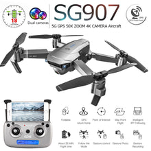 Load image into Gallery viewer, SG907 SG901 5G GPS Foldable Profissional Drone with Dual Camera 1080P 4K WiFi FPV Wide Angle RC Quadcopter Helicopter Toy E502S
