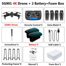 Load image into Gallery viewer, SG907 SG901 5G GPS Foldable Profissional Drone with Dual Camera 1080P 4K WiFi FPV Wide Angle RC Quadcopter Helicopter Toy E502S
