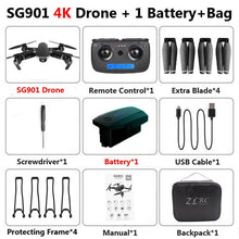 Load image into Gallery viewer, SG907 SG901 5G GPS Foldable Profissional Drone with Dual Camera 1080P 4K WiFi FPV Wide Angle RC Quadcopter Helicopter Toy E502S
