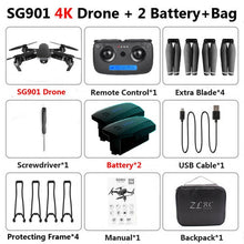 Load image into Gallery viewer, SG907 SG901 5G GPS Foldable Profissional Drone with Dual Camera 1080P 4K WiFi FPV Wide Angle RC Quadcopter Helicopter Toy E502S
