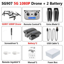 Load image into Gallery viewer, SG907 SG901 5G GPS Foldable Profissional Drone with Dual Camera 1080P 4K WiFi FPV Wide Angle RC Quadcopter Helicopter Toy E502S
