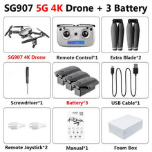 Load image into Gallery viewer, SG907 SG901 5G GPS Foldable Profissional Drone with Dual Camera 1080P 4K WiFi FPV Wide Angle RC Quadcopter Helicopter Toy E502S
