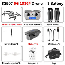 Load image into Gallery viewer, SG907 SG901 5G GPS Foldable Profissional Drone with Dual Camera 1080P 4K WiFi FPV Wide Angle RC Quadcopter Helicopter Toy E502S
