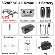 Load image into Gallery viewer, SG907 SG901 5G GPS Foldable Profissional Drone with Dual Camera 1080P 4K WiFi FPV Wide Angle RC Quadcopter Helicopter Toy E502S

