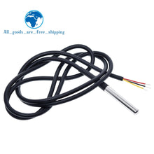 Load image into Gallery viewer, DS1820 Stainless steel package Waterproof 1 2 3 Meter DS18b20 temperature probe temperature sensor 18B20 For Arduino
