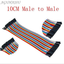 Load image into Gallery viewer, Dupont Line 40P 10cm/15cm/40cm Male to Male + Female to Male and Female to Female Jumper Wire Dupont Cable for arduino DIY KIT
