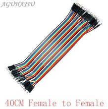 Load image into Gallery viewer, Dupont Line 40P 10cm/15cm/40cm Male to Male + Female to Male and Female to Female Jumper Wire Dupont Cable for arduino DIY KIT
