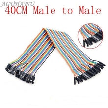 Load image into Gallery viewer, Dupont Line 40P 10cm/15cm/40cm Male to Male + Female to Male and Female to Female Jumper Wire Dupont Cable for arduino DIY KIT

