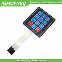Load image into Gallery viewer, 4 12 16 20 Key 1*4 4*3 4*4 4*5 Membrane Switch Keypad 1x4 3x4 4x4 4x5 Matrix Array Matrix keyboard for arduino smart car
