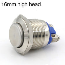 Load image into Gallery viewer, High quality 12MM16MM19MM22MM metal button switch reset button doorbell switch screw pin waterproof

