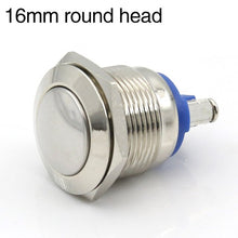 Load image into Gallery viewer, High quality 12MM16MM19MM22MM metal button switch reset button doorbell switch screw pin waterproof
