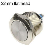 Load image into Gallery viewer, High quality 12MM16MM19MM22MM metal button switch reset button doorbell switch screw pin waterproof
