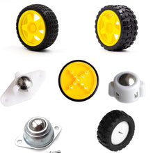 Load image into Gallery viewer, Kuongshun Robot Smart Car Wheel For Arduino Smart Car Diy Kits TT motor / DC motor Wheel
