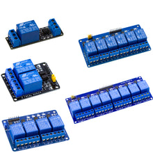 Load image into Gallery viewer, 1 / 2 / 4 /6 / 8 Channel Relay Module with light coupling 5V for Arduino
