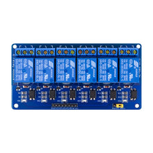 Load image into Gallery viewer, 1 / 2 / 4 /6 / 8 Channel Relay Module with light coupling 5V for Arduino
