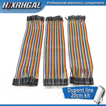 Load image into Gallery viewer, Dupont line 120pcs 20cm male to male + male to female and female to female jumper wire Dupont cable for Arduino diy kit hjxrhgal
